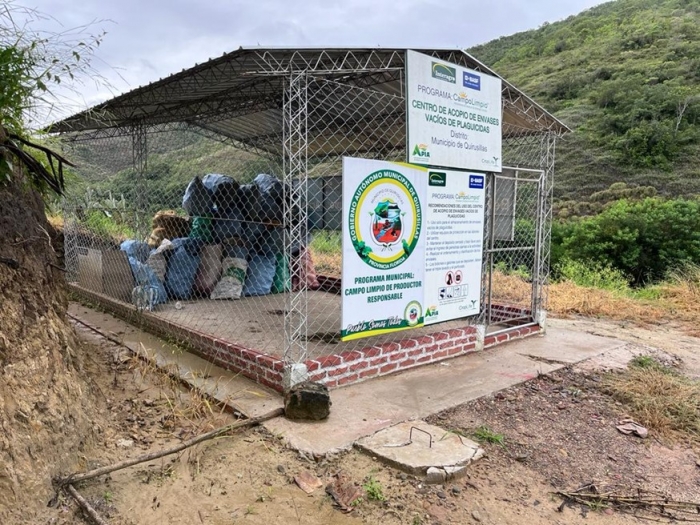 MINGA DE RECOLECCION DE ENVASES VACIOS DE PLAGUICIDAS EN EL MUNICIPIO DE QUIRUSILLAS