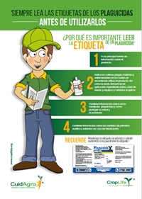 Siempre lea las etiquetas de los plaguicidas antes de utilizarlos